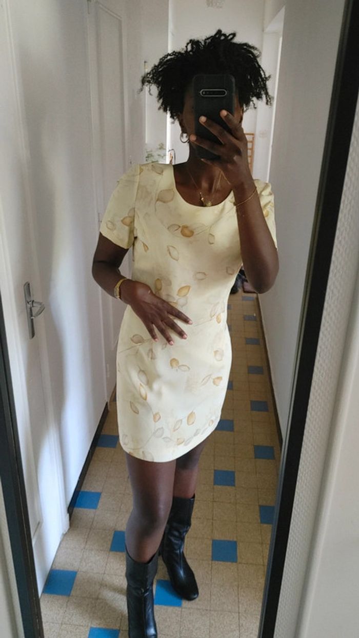 Ensemble robe vintage avec veste légère - photo numéro 2