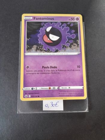 Carte Pokémon Fantominus 55/198