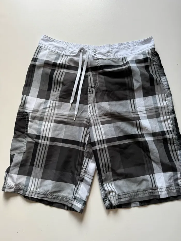 Short de bain à carreaux - Maillot de bain à carreaux