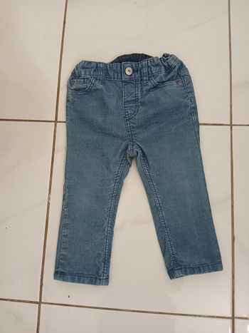 Pantalon bebe garcon 2 poches devant et derriere