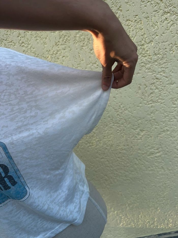 T-shirt court blanc USA California – MIM – Taille L 🇺🇸 - photo numéro 3