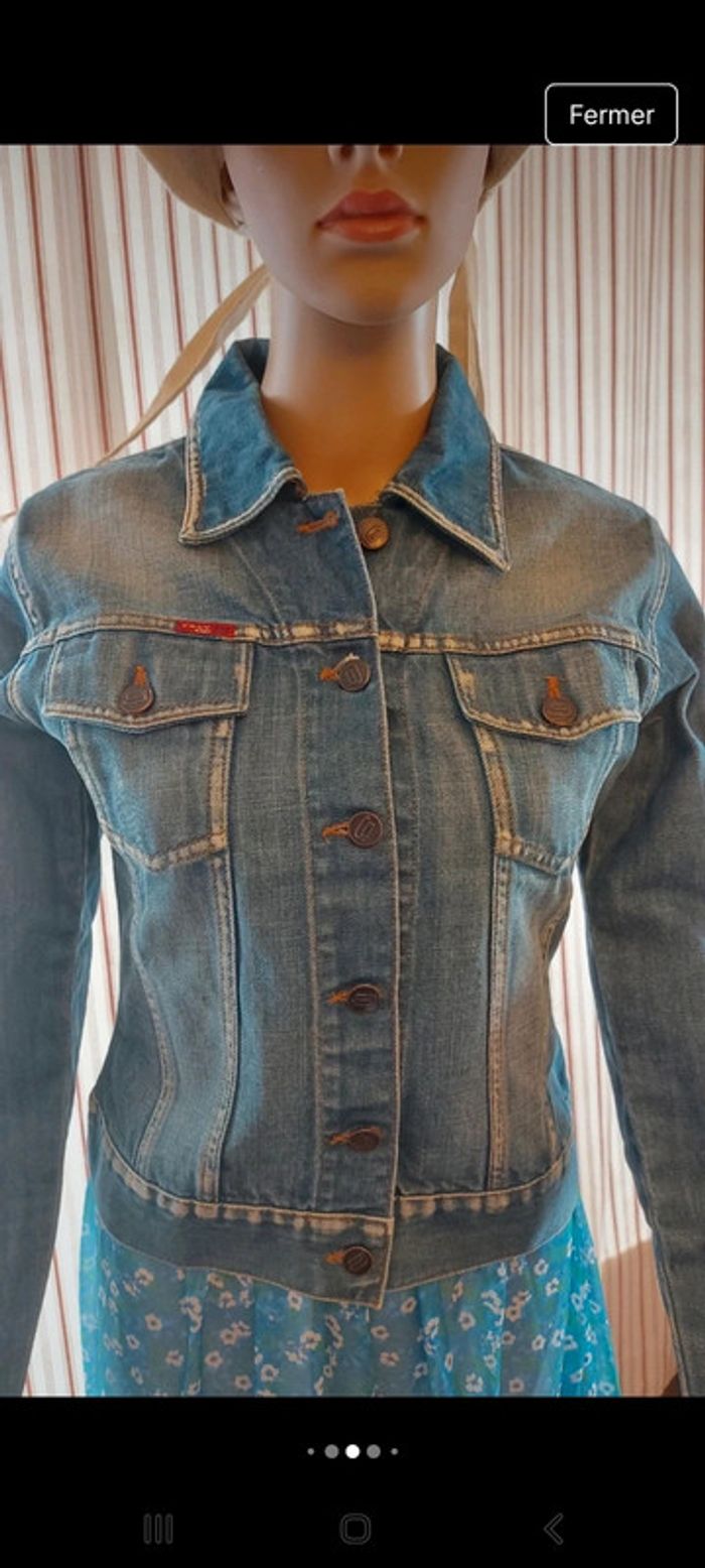 Veste en Jeans Only taille étiquette M - photo numéro 3