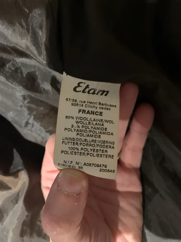 Manteau Etam taille 38 - photo numéro 5