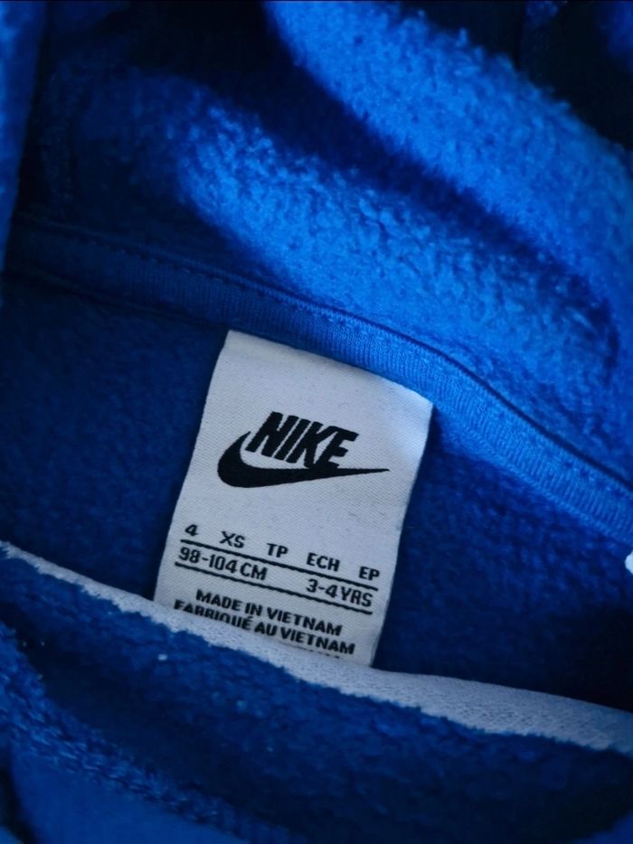 Sweat pull à capuche Nike enfant 3-4ans - photo numéro 4
