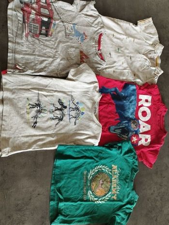 Lot t-shirts dinosaures