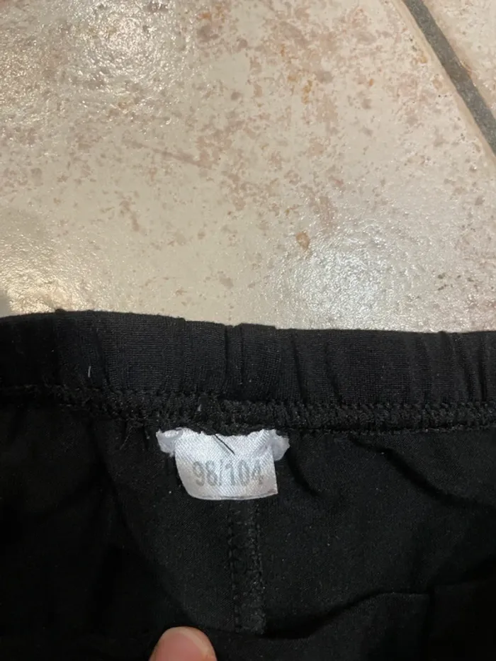 Pantalon thermique taille 98/104cm noir - photo numéro 3