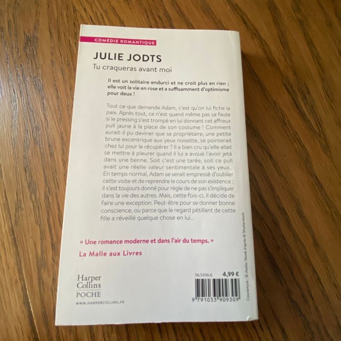 Livre tu craqueras avant moi - photo numéro 2