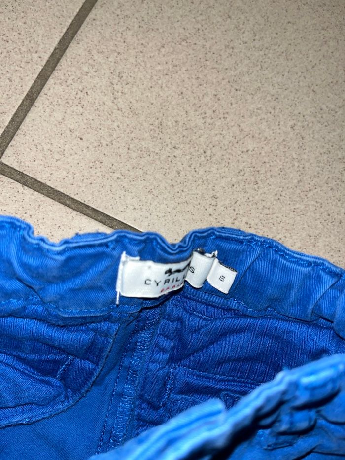 short cyrillus 6 ans bleu garçons - photo numéro 4