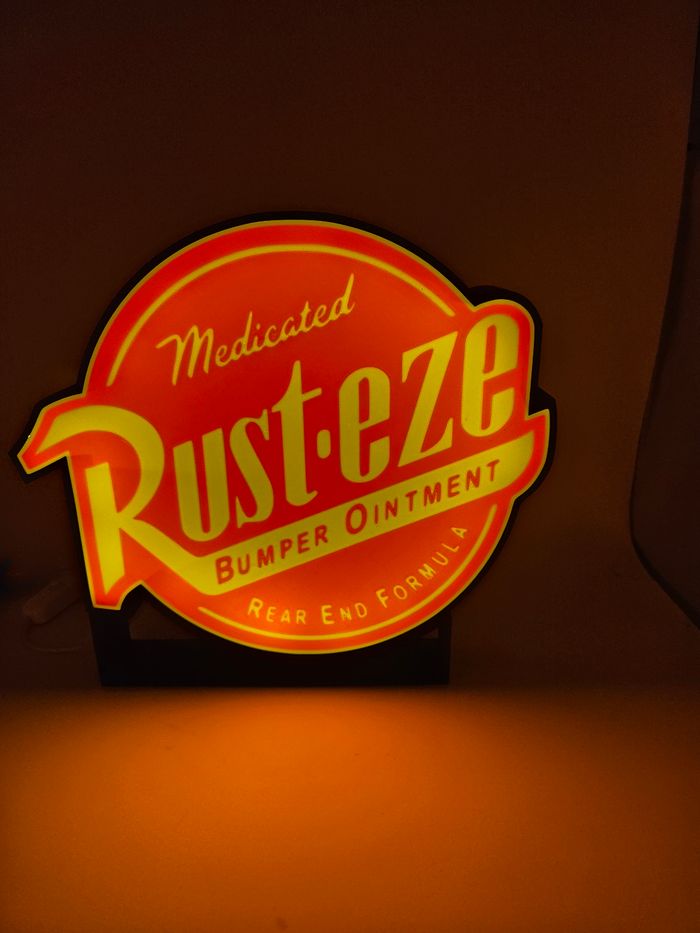 Lampe lumineuse à led cars rust eze - photo numéro 3