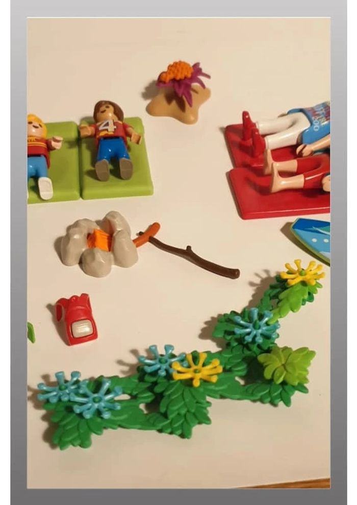 Ensemble playmobil camping - photo numéro 2