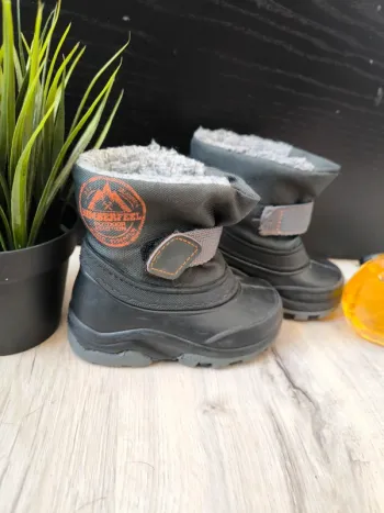 Bottes boots d’hiver enfant kimberfeel, pointure 21, doublées et antichoc