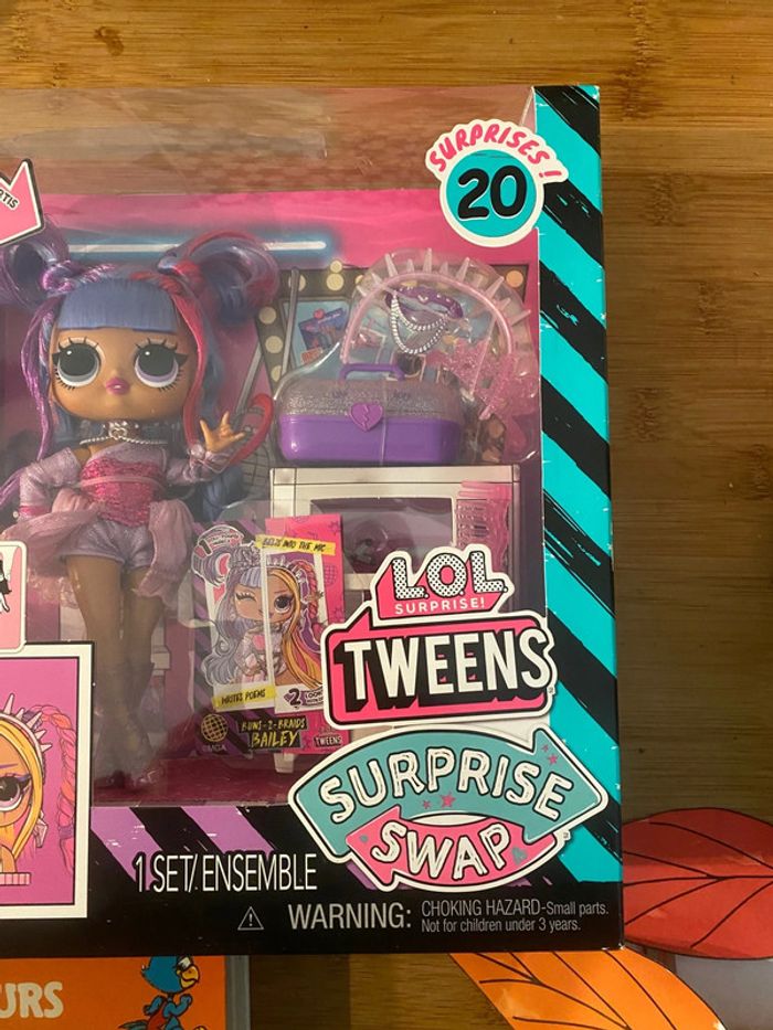 Lot poupées LOL Tweens Cora + Bailey + style my hair - photo numéro 3