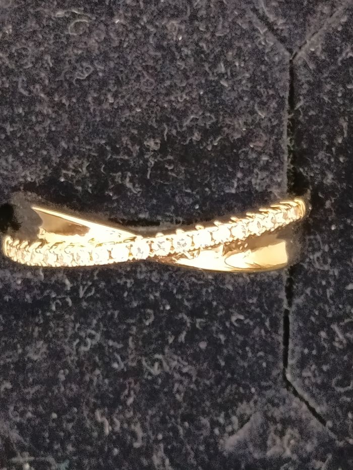Bague plaqué or.