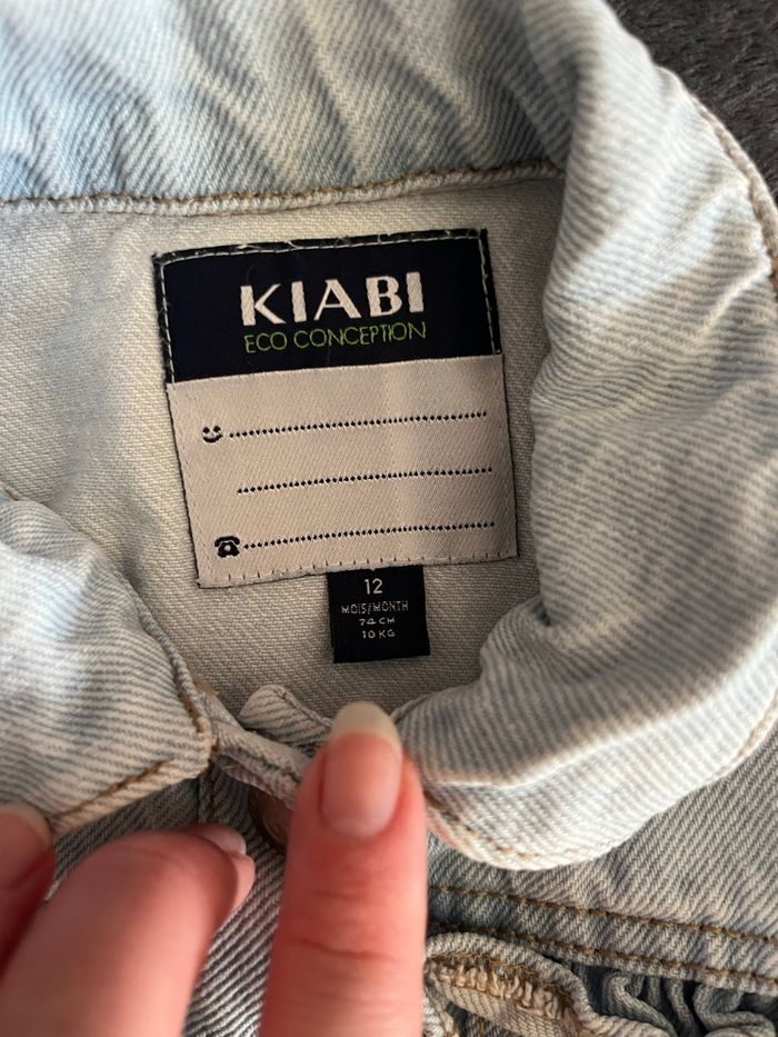Veste en jean 12 mois - photo numéro 3