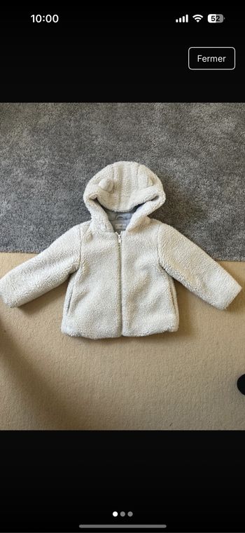 Manteau bébé fille