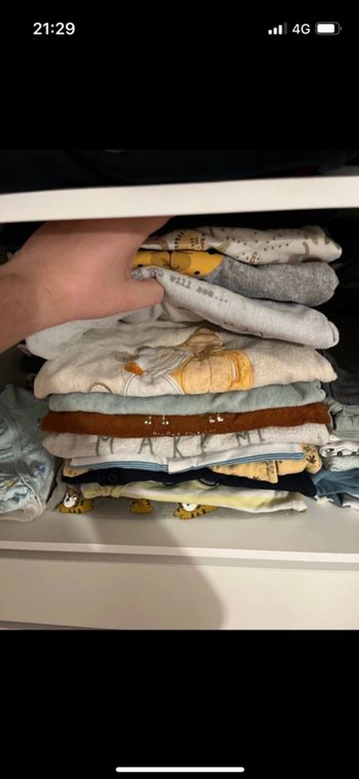 Lot 13 pyjamas 9 mois - photo numéro 3