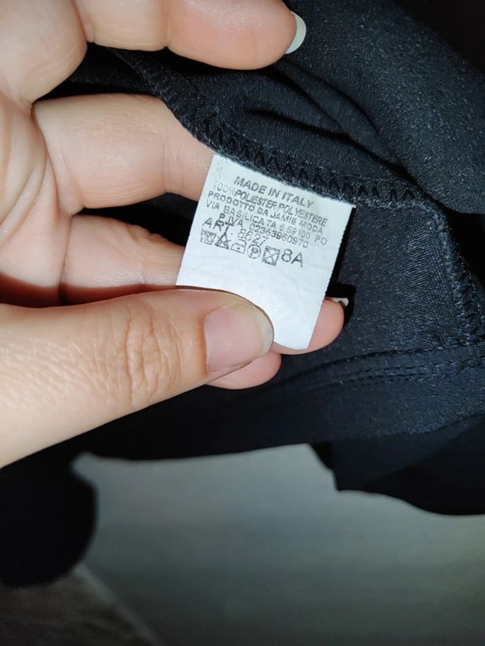 Veste noir perles sur épaules 8 ans - photo numéro 4