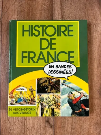 Livre version BD de 1980 - Histoire de France