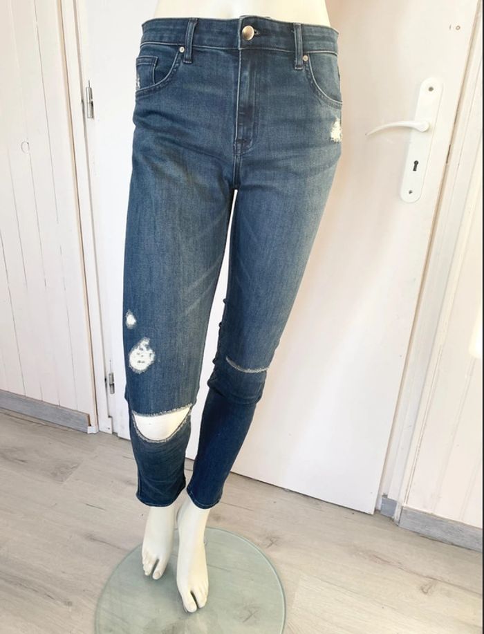 Jean skinny – H&M – effet usé, Bleu denim – Taille 38/M – Excellent état - photo numéro 9