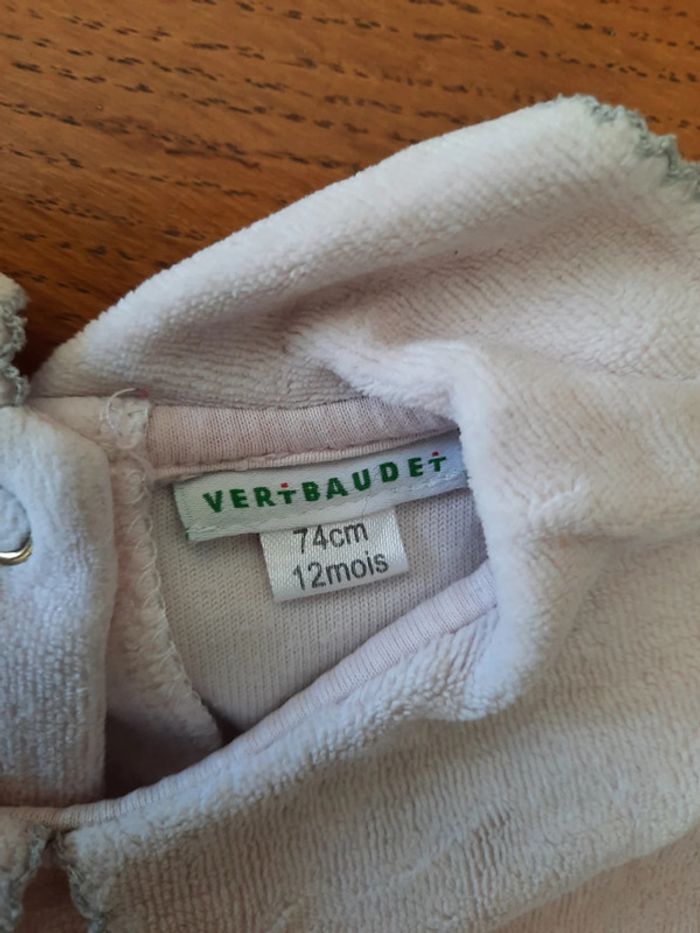 Pyjama velours fille 12 mois #verbaudet - photo numéro 2