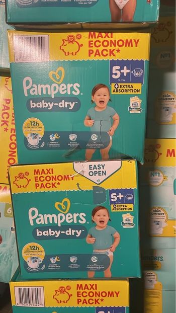 Pampers taille 5+