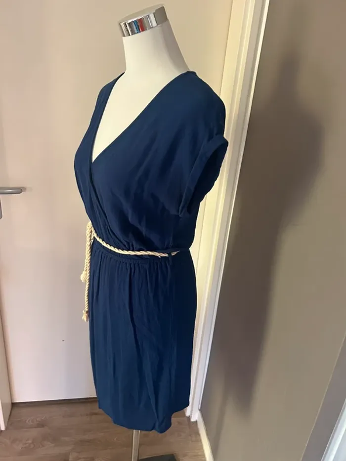 Etam, robe bleu marine femme, taille 38 - photo numéro 3