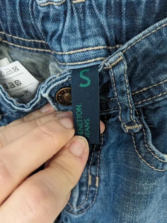 Short en jean Benetton - photo numéro 4