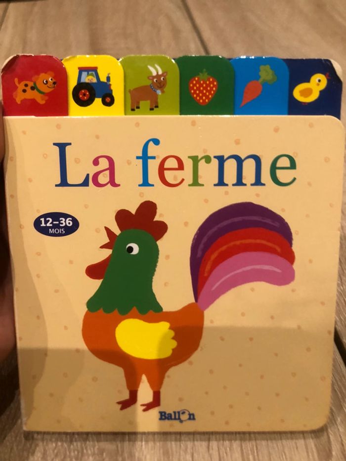 Imagier La ferme 12-36 mois