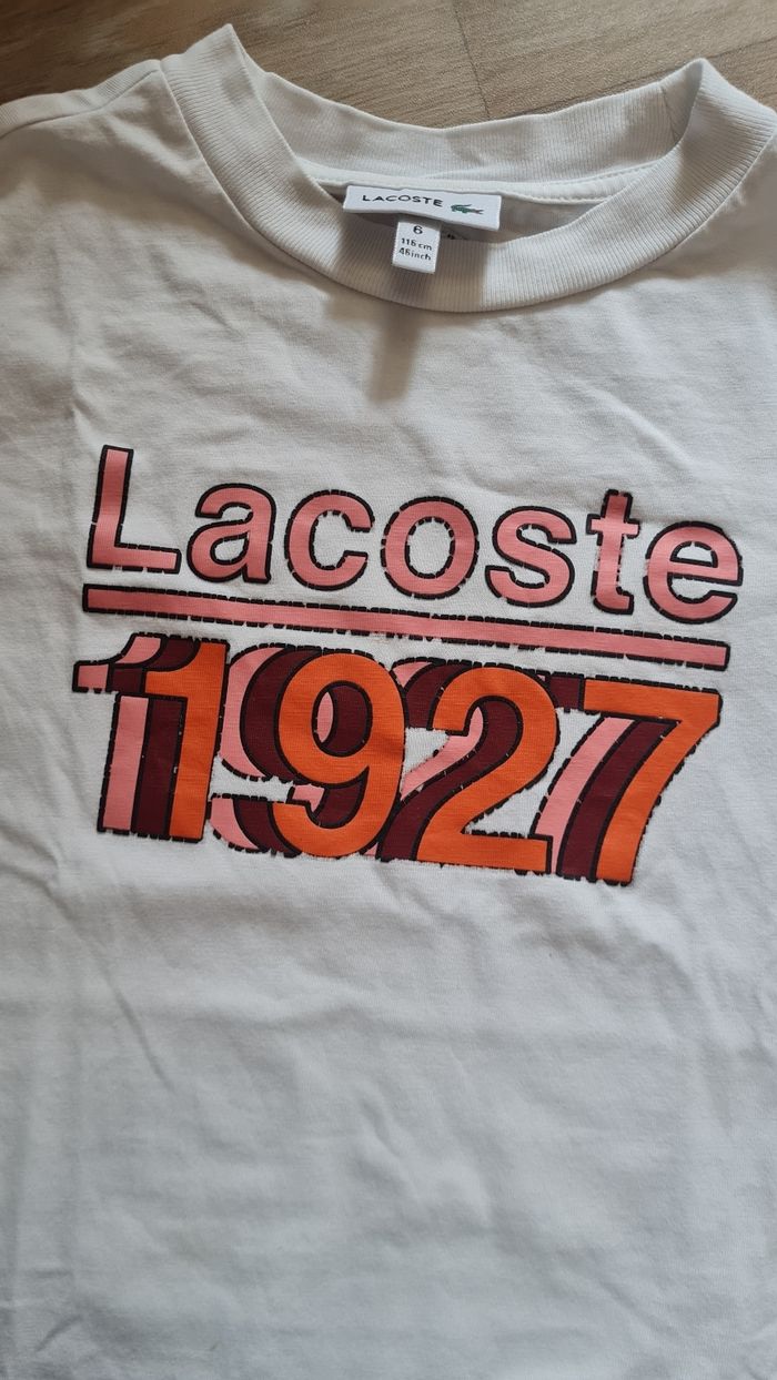 T-shirt lacoste - photo numéro 3