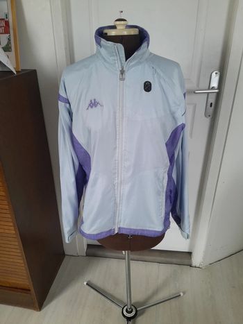 J coupe vent veste zippée petit carreau vichy vintage Kappa modèle aerotec