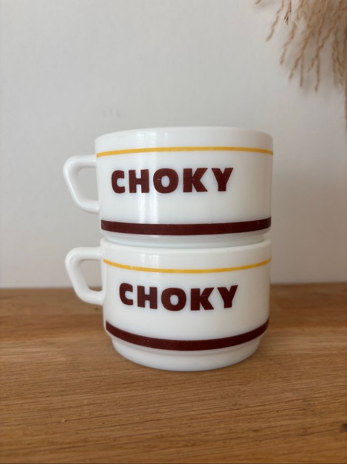 Lot de deux tasses Arcopal Choky - photo numéro 2