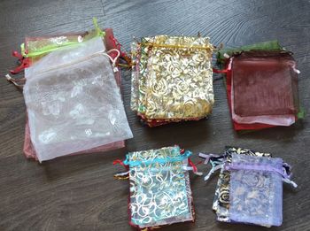 lot de 36 pochettes organza