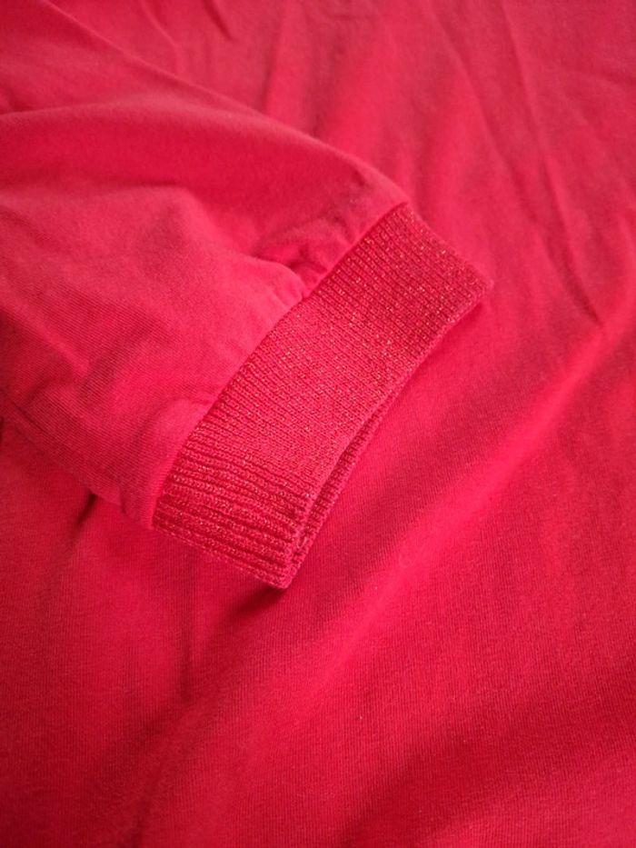 Armani jeans t-shirt rouge taille 40 - photo numéro 5