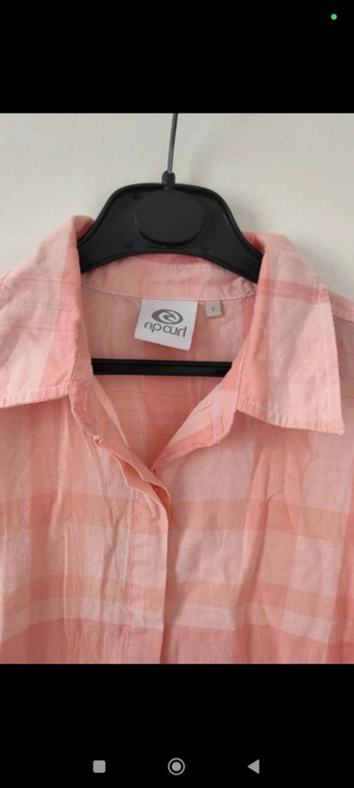 Chemise rose à longues manches rose taille S Ripcurl - photo numéro 3