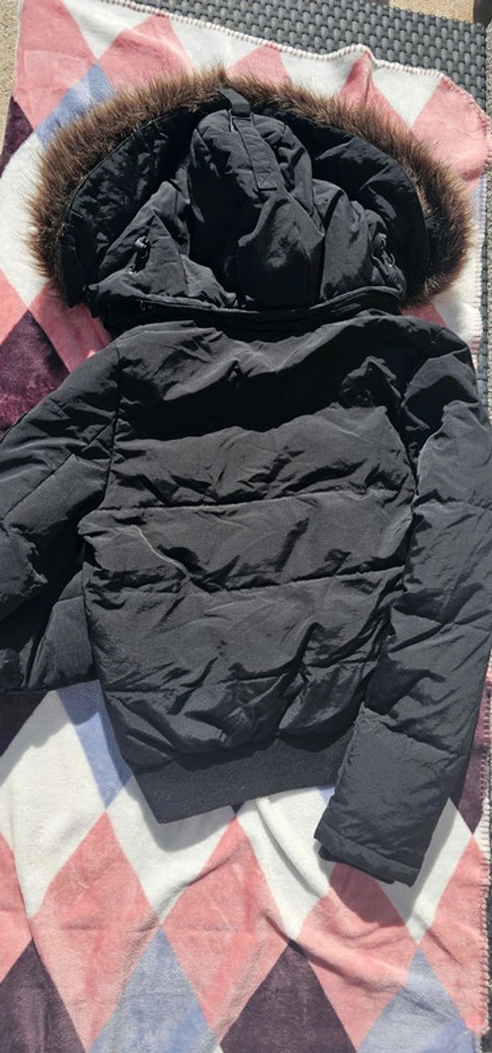 Doudoune Superdry noir taille 38 - photo numéro 2