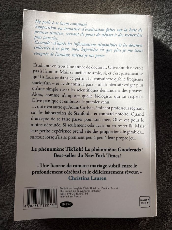 The love hypothesis - Ali Hazelwood - photo numéro 2