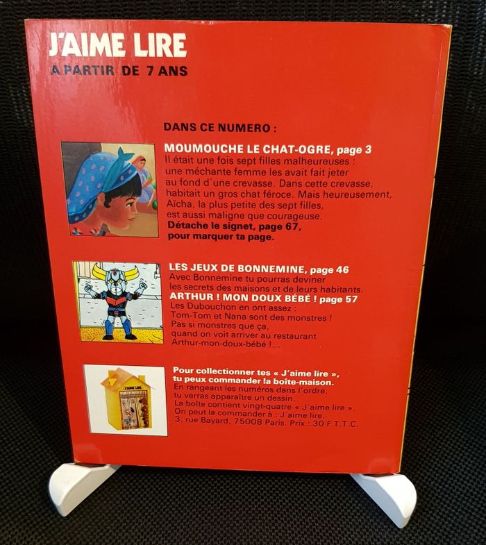 J'aime Lire N° 037 - Moumouche le chat-ogre (févr-80) - photo numéro 2