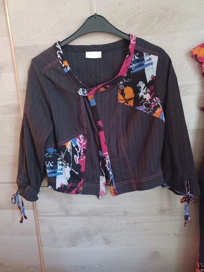 Superbe Robe 👗 avec veste boléro taille 48 neuf - photo numéro 4