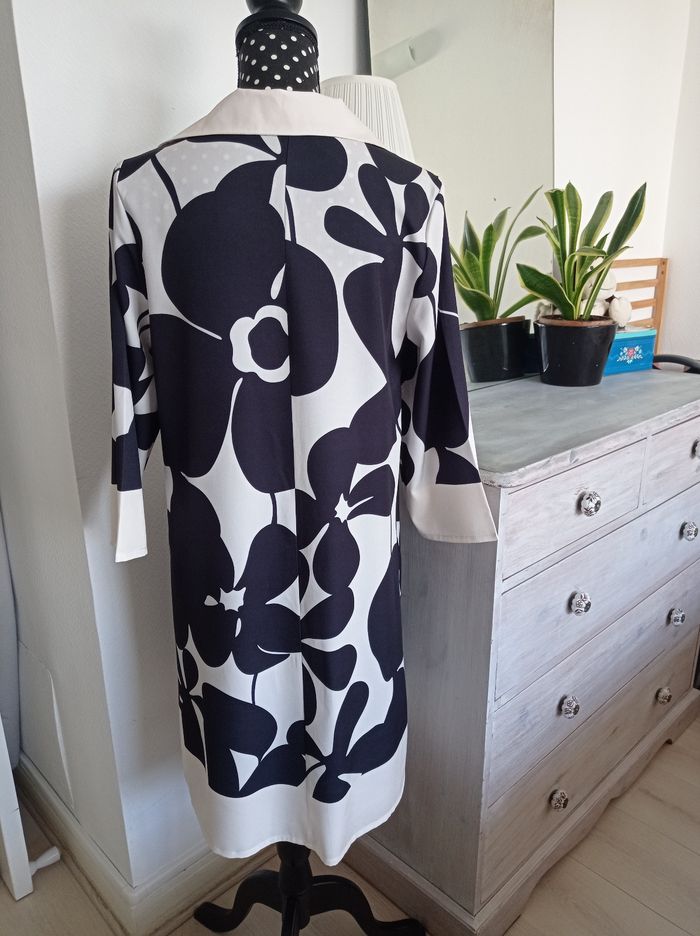 Robe ample manches 3quart 36 - photo numéro 4