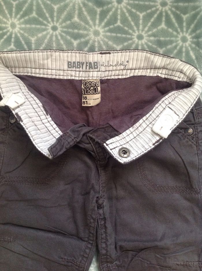 Pantalon gris doublé Tape à l'œil - 18 mois - photo numéro 2