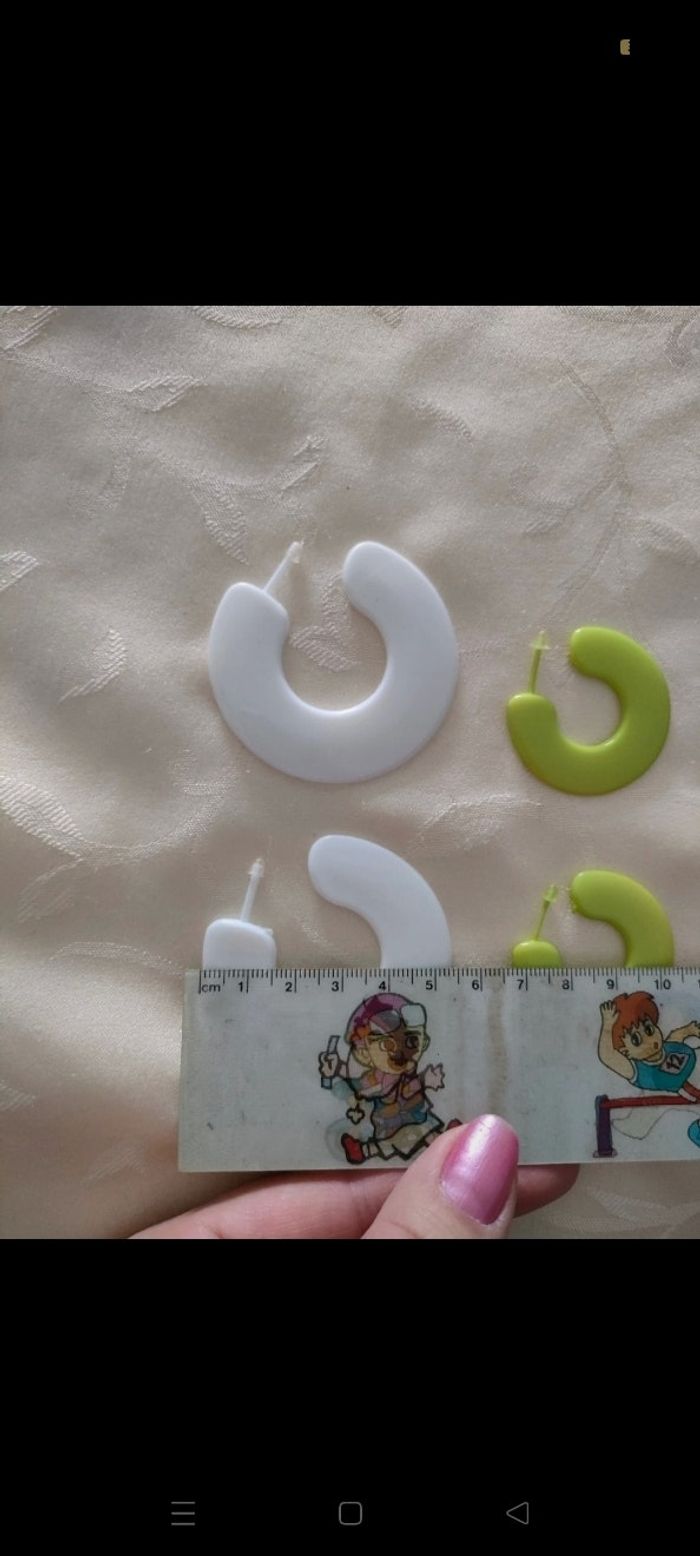 2 paires boucle d'oreille - photo numéro 2