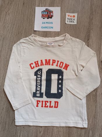 Tshirt 24 mois tape a l oeil