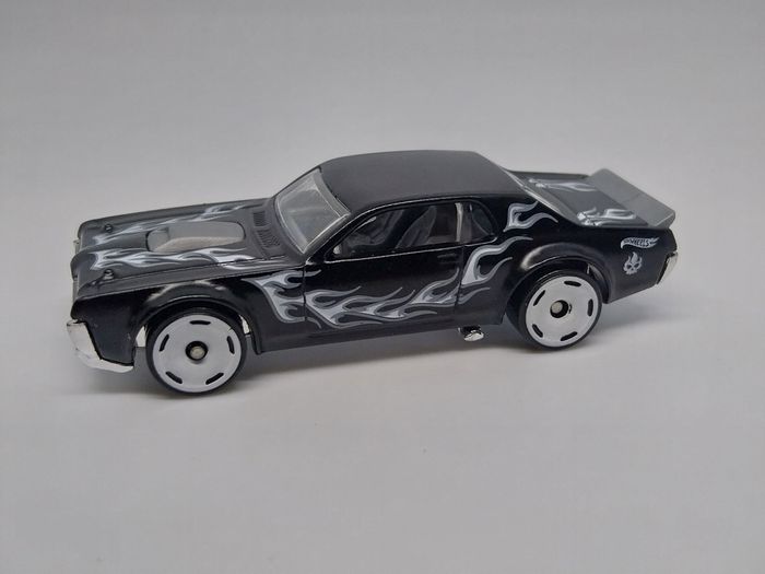 Hot Wheels '68 Mercury Cougar 2019 Noir Flamme blanche - photo numéro 3