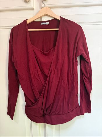 T-shirt grossesse allaitement manches longues