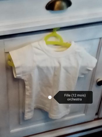 Tee-shirt orchestra, fille (12 mois)