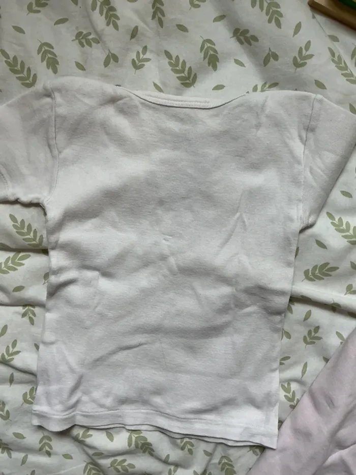 lot de 3 maillots de corps influx 2 ans blanc et rose - photo numéro 7