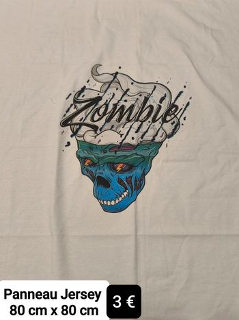 Panneau Jersey "Zombie"