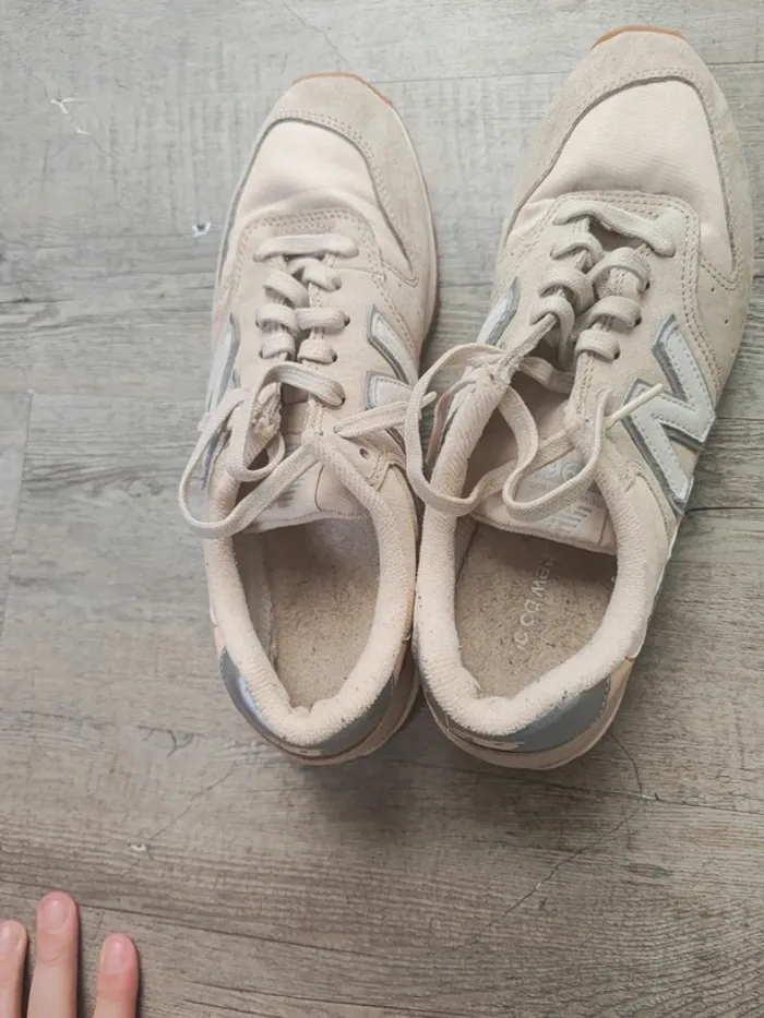 Baskets New Balance 40 beiges - photo numéro 9