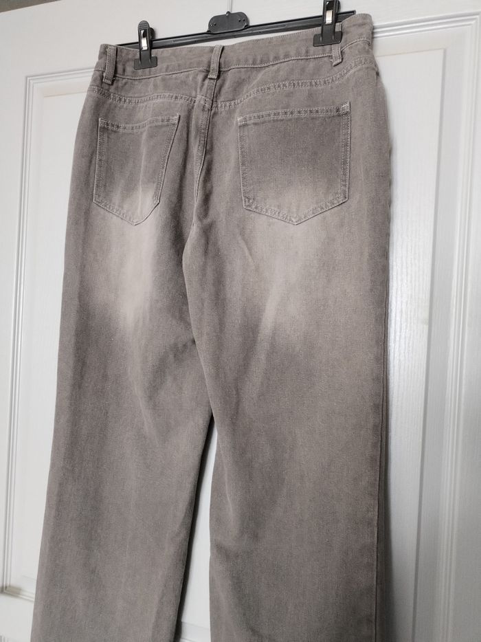 Jeans pantalon femme taille 40 gris - photo numéro 5