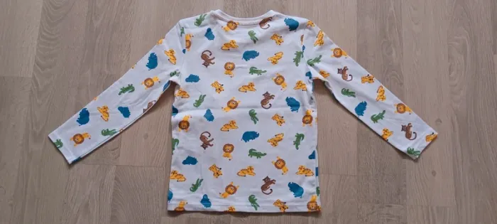 Tee-shirt manches longues garçon animaux taille 4 ans neuf avec étiquette - photo numéro 7
